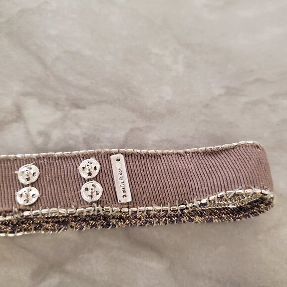 ✨ Stella and Dot Ribbon Fabric Chain Statement Choker Necklace ✨ - Picture 9 of 15